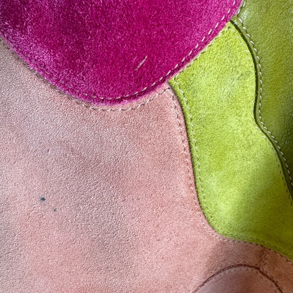 Coach Poppies for Peace Suede and Leather XL Tote - Picture 6 of 14